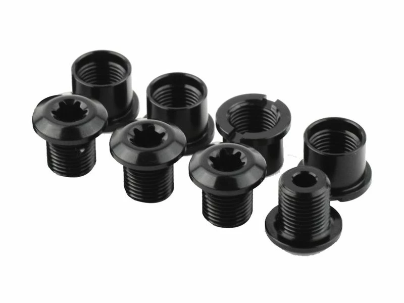 Absolute Black Kit De 4 Vis + Cheminées De Plateaux Absolute Black Pour VTT 2023 3 Absolute Black Kit De 4 Vis + Cheminées De Plateaux Absolute Black Pour VTT 2023