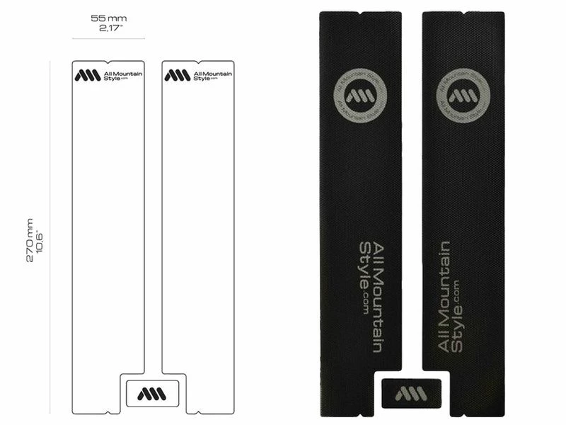 All-mountain-style All Mountain Style Kit De Protections De Fourche (2 Pièces) 5 All-mountain-style All Mountain Style Kit De Protections De Fourche (2 Pièces) – Image 3