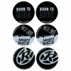 Reverse Components Dessous De Verres Reverse Noir / Blanc (x6) -VTT Soldes Boutique 388477