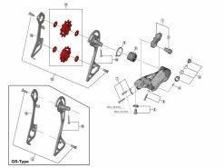 Shimano Galets De Dérailleur 11 Vitesses Pour Ultegra 6800 -VTT Soldes Boutique 406718