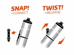 Fidlock Porte Bouteille Magnétique Twist -VTT Soldes Boutique 424889