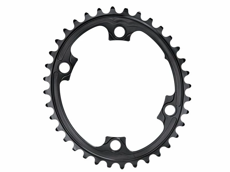 Absolute Black Plateau Ovale Premium - 4 Trous 110 Mm (Shimano Asymétrique) - Noir 2022 4 Absolute Black Plateau Ovale Premium - 4 Trous 110 Mm (Shimano Asymétrique) - Noir 2022 – Image 2