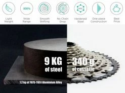 Garbaruk Cassette Standard HG 12 Vitesses Noir 11 Garbaruk Cassette Standard HG 12 Vitesses Noir -VTT Soldes Boutique 432631 23