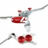 Hope Frein à Disque Arrière Tech 4 V4 Argent / Rouge 2023 -VTT Soldes Boutique 433041