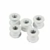 Pack 5 Vis KINGSTAR Alu 6.5x4mm Couleur Blanc