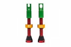 Peaty's Paire De Valves Tubeless PEATY'S 42 Mm Couleur Noir -VTT Soldes Boutique paire de valves tubeless peaty s 42 mm 1