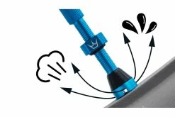 Peaty's Paire De Valves Tubeless PEATY'S 42 Mm Couleur Noir -VTT Soldes Boutique paire de valves tubeless peaty s 42 mm 2